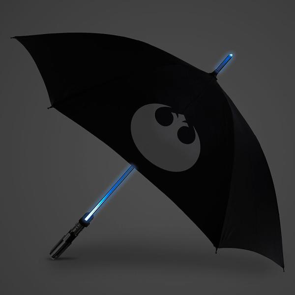 スターウォーズ グッズ ライトセーバー 傘 ルーク 青 キャラクター 雨具 雑貨 おもちゃ /【Buyee】