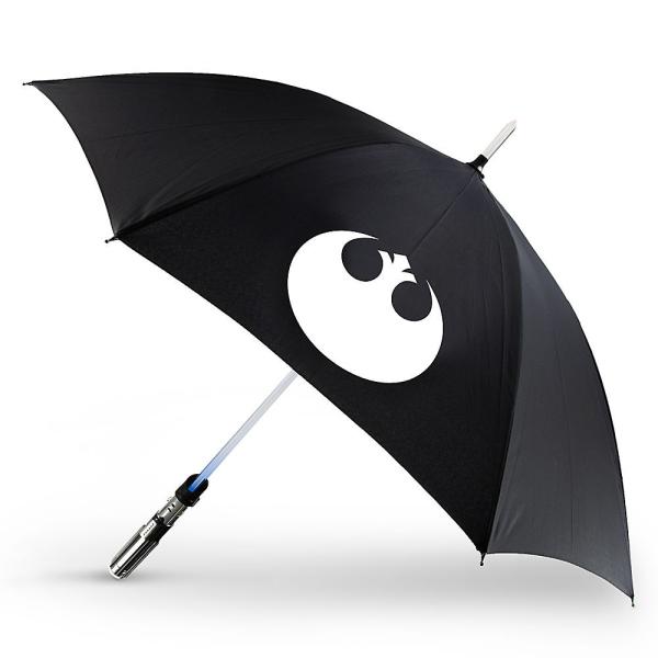 【新品未開封】STAR WARS　スター・ウォーズ　傘　オシャレ　ライトセーバー 雨の日もフォースと共にあらんことを。ライトアップ機能搭載