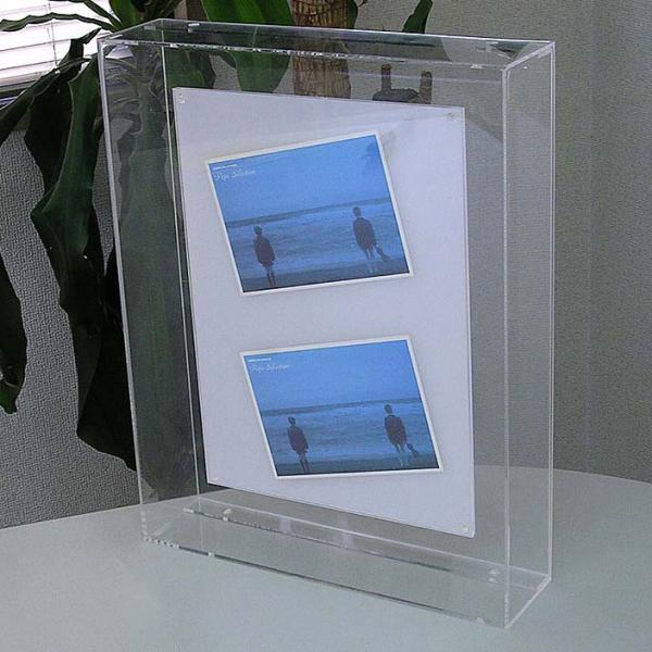 浮かし貼り　SM　ネジの見えないアクリル額装　アクリルケース　【prèdoux】 ネジの見えないアクリル額アクリルケースフォトフレーム