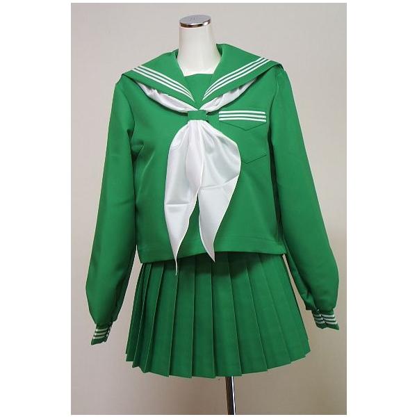 冬セーラー服セット（本格的）185cm セーラー服 制服（冬緑色 
