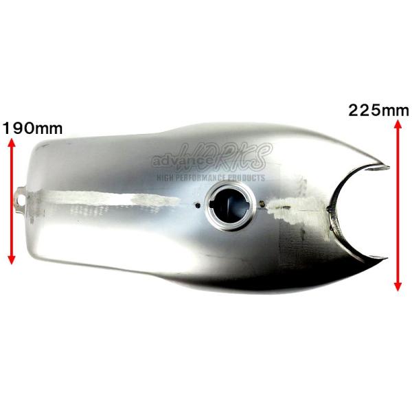 汎用 カフェレーサー タンク ガソリンタンク カスタム ロングタンク 容量 9L フューエルコック 鍵 タンクキャップ 付属 国内からの発送  /【Buyee】