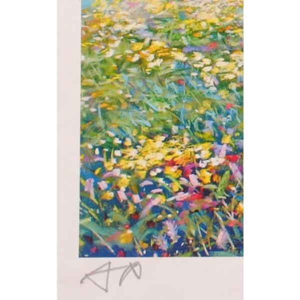 スイス 風景画 絵画 版画 ジークレー 石井清 「ブリエンツ湖の