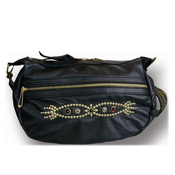VIVIENNE WESTWOOD スタッズ付きレザー トートバッグ 黒 - メルカリ