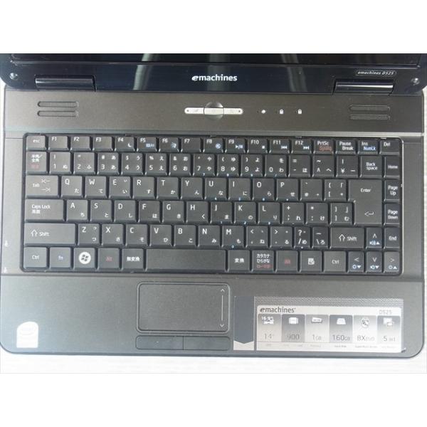 中古ノートパソコン イーマシーンズ emachines D525 【Windows10