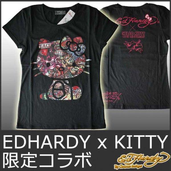 エドハーディー Tシャツ レディース EDHARDY 1163 コラボ サンリオ