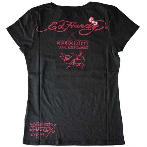 エドハーディー Tシャツ レディース EDHARDY 1163 コラボ サンリオ