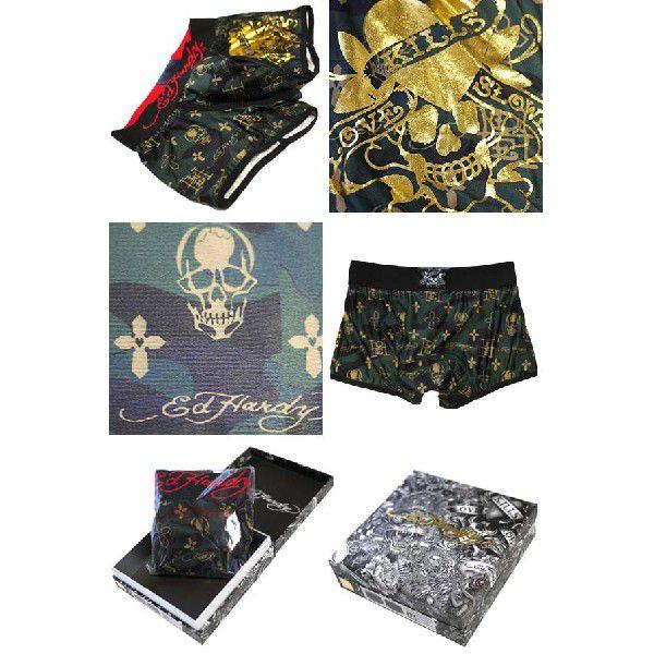 エドハーディー EDHARDY 5282 ボクサー ブリーフ 金ラブキル
