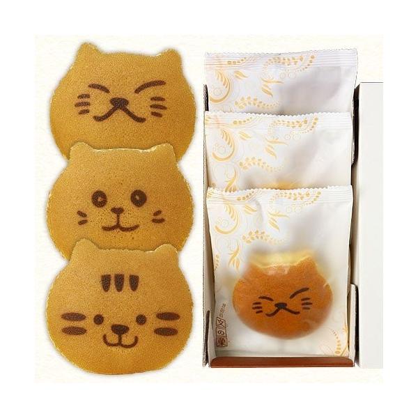 お菓子 ギフト 猫 どら焼き ネコどら 小豆餡 3個入り 和菓子
