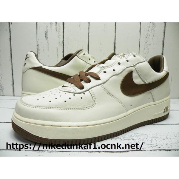 309439 121】2004年製 NIKE WMNS AIR FORCE1 PREMIUM 白茶モデル|WMNS 
