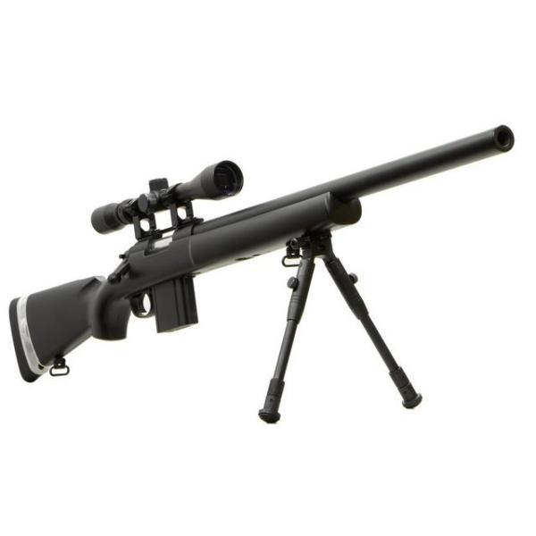 MARUI ブラック スコープ スナイパー Airsoft GI Custom Modify Mod24X USG150 Bolt Action Sniper
