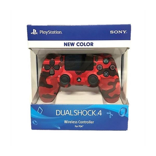 PS4 純正】 デュアルショック 4 DUALSHOCK 4 ワイヤレスコントローラー レッドカモ PlayStation 4/無線/カモフラージュ/赤  /【Buyee】