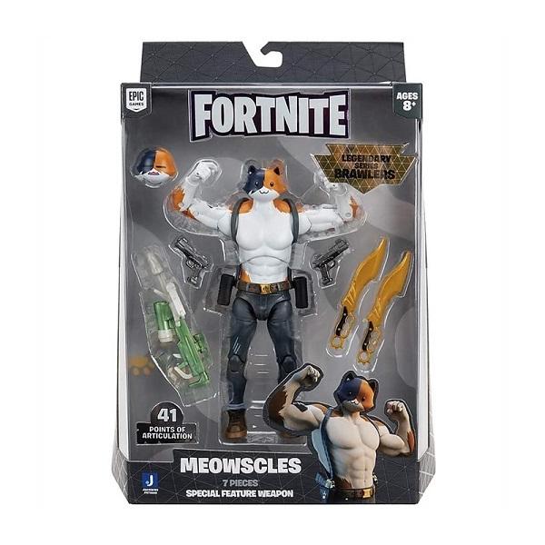 Fortnite/フォートナイト】 ニャッスル レジェンダリーシリーズ ブロウラー フィギュア/ Legendary Series Figure  Pack, Brawlers Meowscles フィギュアパック /【Buyee】