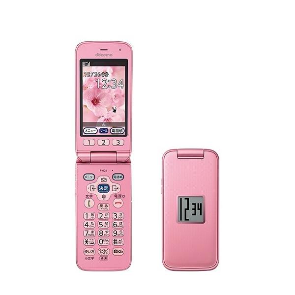 F-02J らくらくホンdocomo ピンク[Pink] ガラホ新品未使用白ロム