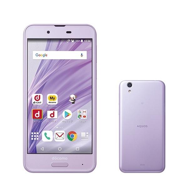 SIMフリーSH-01K AQUOS sense 紫[Frost Lavender] docomo 新品未使用白