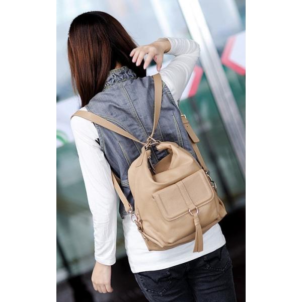 新品未使用 Akina 本革リュック ブラウン km2278_1.jpg