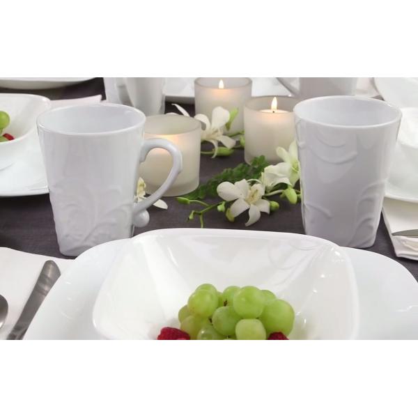 Corelle boutique cherish 2024 42 piece dinnerware set