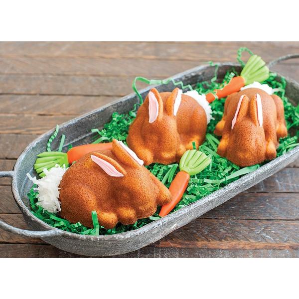 ノルディックウエア ベビーバニー ケーキパン 赤ちゃんうさぎ型 ケーキ型 Nordic Ware Baby Bunny Cakelet Pan  /【Buyee】