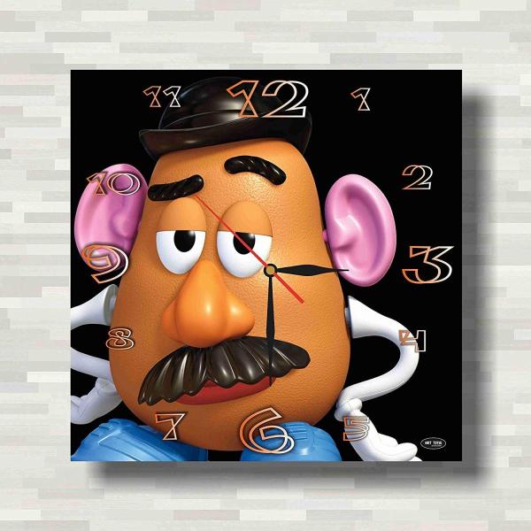 トイストーリー　ラウンドアップ　壁掛け時計 ウッディのラウンドアップ木製壁掛け時計：トイ・ストーリー