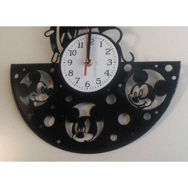 BAYARD MICKEY MOUSE French Vintage Alarm Mantel Clock Disney