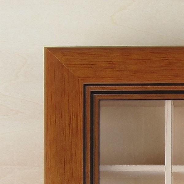 シンブル ケース 指貫 木製 立体額 （前開き 光沢 茶） /【Buyee】