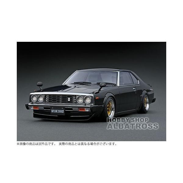 1 18 Nissan Skyline 2000 GT-ES (C210) Blackミニカー IG3230