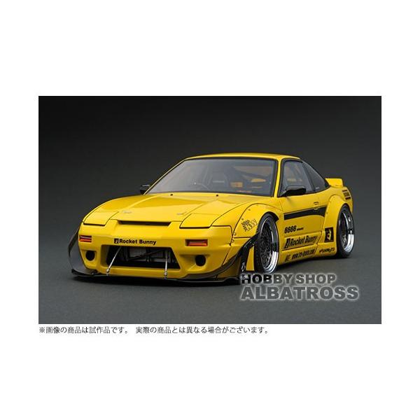 ignition model 1/18 Rocket Bunny 180SX Yellow [IG1111] /【Buyee 