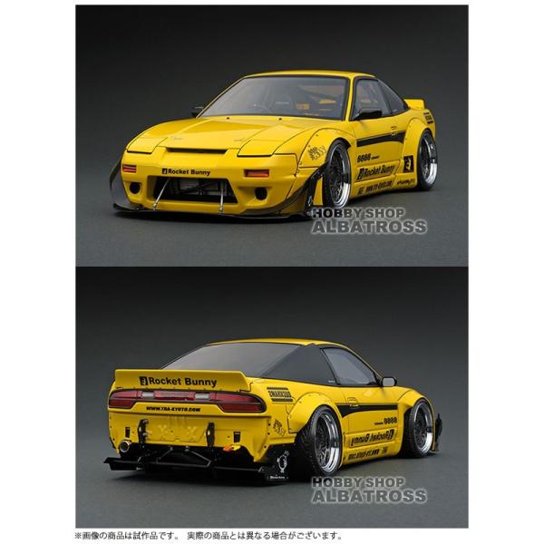 ignition model 1/18 Rocket Bunny 180SX Yellow [IG1111] /【Buyee】