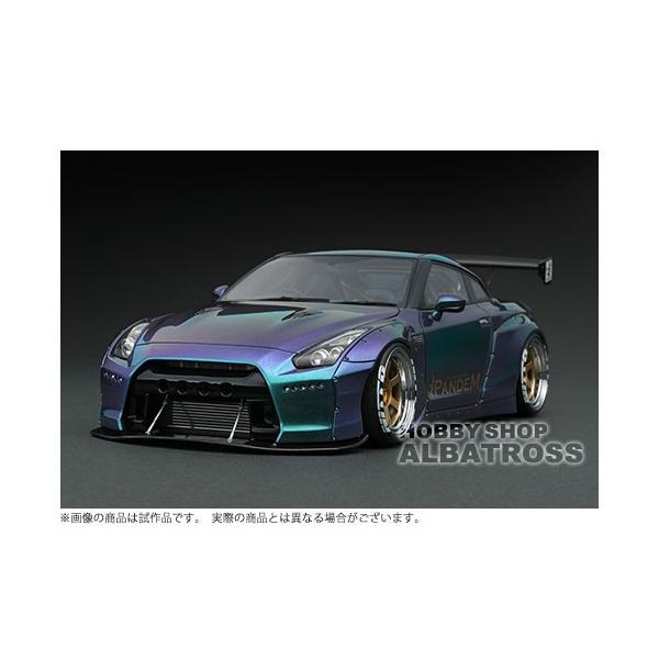 ignition model 1/18 PANDEM R35 GT-R Metallic Purple / Green 