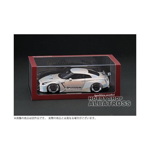 ignition model 1/18 PANDEM R35 GT-R Metallic White/Purple