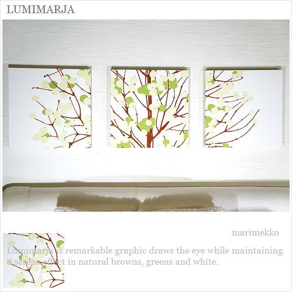 ファブリックパネル 北欧 アートパネル アリス マリメッコ Lumimarja