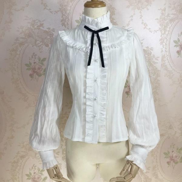 ロリータ ブラウス 長袖 秋冬 レディース 羽織 ゴシック