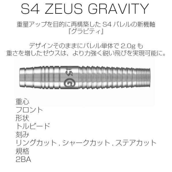 S4 ZEUS Gravity 2BA 18,5g 前重心 ゼウス グラビティ エスフォー