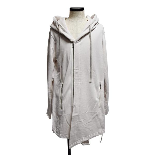白 ロングパーカー HYDE ROENTGEN 2021 薄手ロングパーカー WHITE 白 L