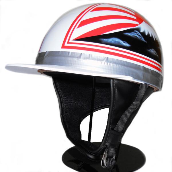 富士日章コルク半ヘルメット 7色ラメ 桜 富士日章 コルク半