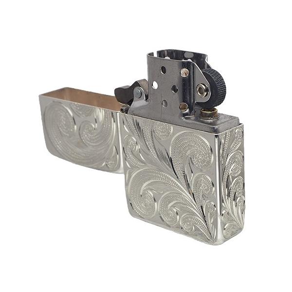 ハワイアンジュエリー / 銀無垢 スターリングシルバー 手彫りZIPPO
