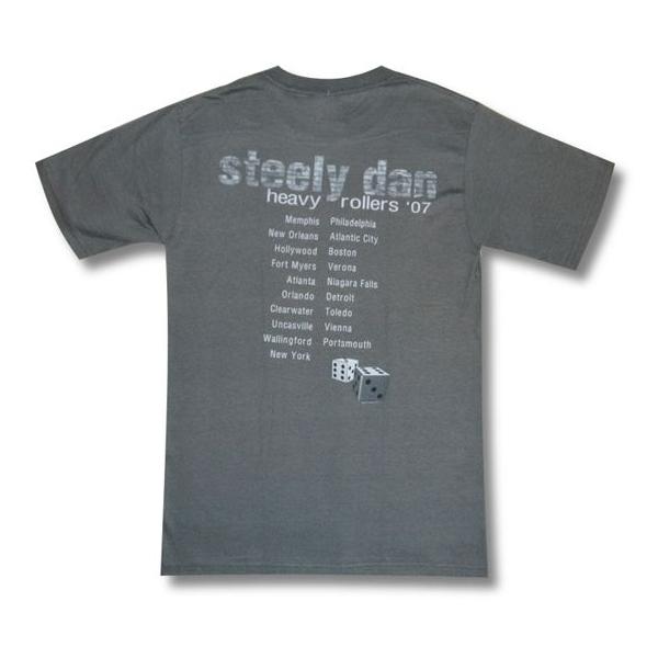 Steely Dan Heavy Rollers 2007 Tシャツ M 土日も発送】 Tシャツ スティーリー・ダン steely dan heavy rollers