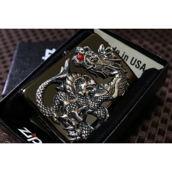 ドラゴンジッポ ブラックメタル ZIPPO 黒 龍 銀 ブランド ドラゴンジッポ ブラックメタル ZIPPO 黒 龍 銀 ブランド