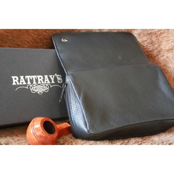 RATTRAY'S】ラットレー 本革製 パイプポーチ ２本収納 おしゃれ レザー