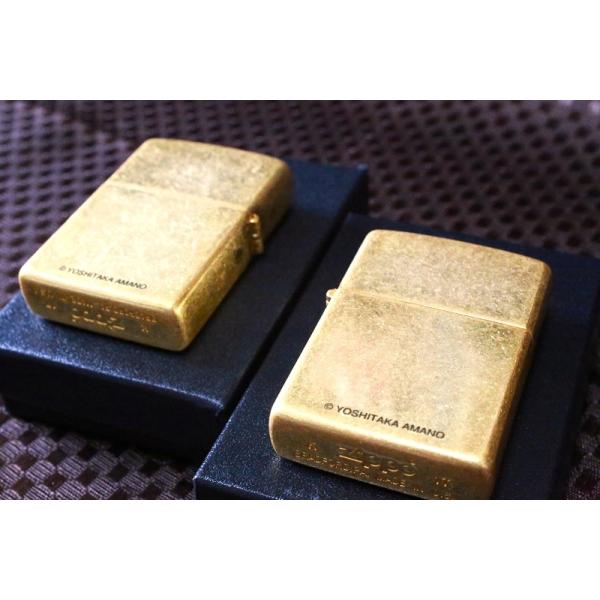 天野喜孝 ZIPPO 風神 雷神 ジッポー セット 金箔風仕上げ 立体