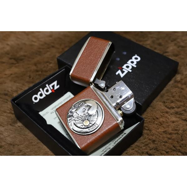 ルパン ZIPPO 革巻きヴィンテージ レトロ仕様 正規品 ルパンジッポ