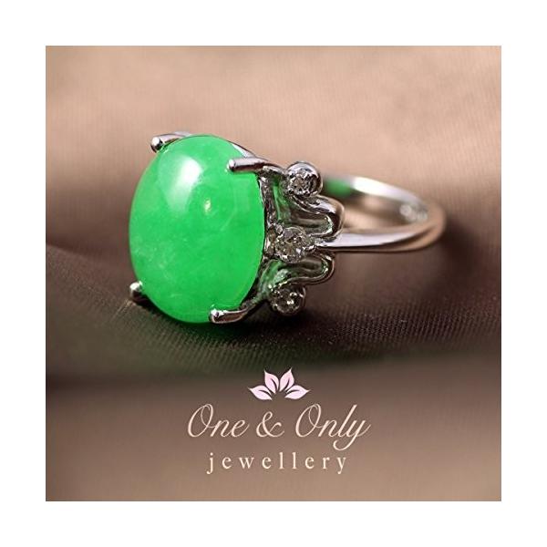 天然本翡翠指輪 鑑別書付】 7ct ミャンマー産 天然 本翡翠 ジェダイト