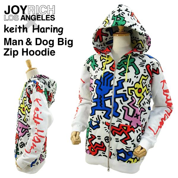 ジップパーカ joyrich パーカー JOYRICH Keith Haring ジョイリッチ