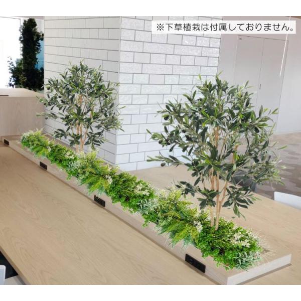 オリーブ 株立ち 130cm (フェイクグリーン リアル 店舗 ミニ 人工観葉
