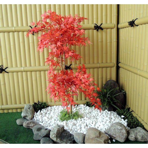 モミジレッド100cm (造花人工観葉植物紅葉和風インテリア造園庭園坪庭