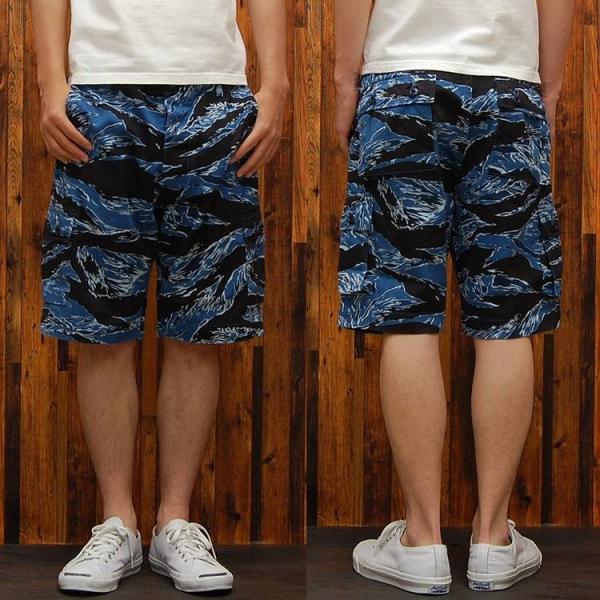 バズリクソンズBUZZ RICKSON'S ブルータイガーカモ カーゴショート