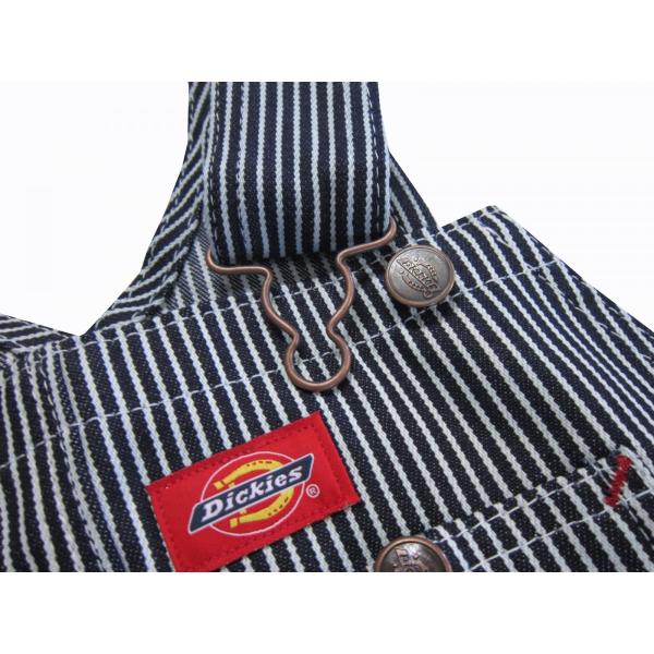Dickies ストライプ オーバーオール40×32 Dickies ディッキーズ オーバーオール ヒッコリー ストライプ
