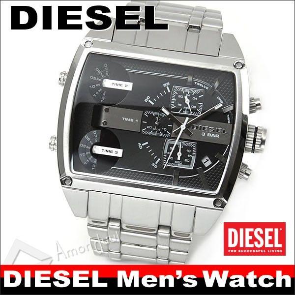 19cmケースタテディーゼル DIESEL クロノグラフ 腕時計 DZ7324