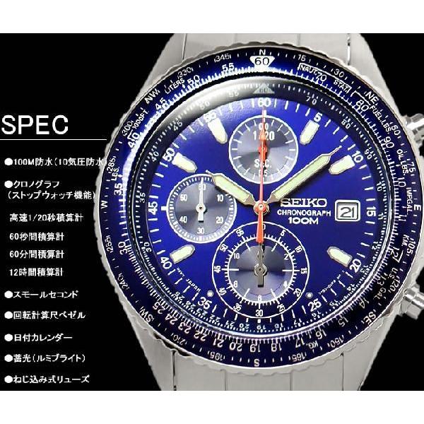 逆輸入セイコーSEIKO クロノグラフ腕時計SND255 逆輸入セイコー腕時計