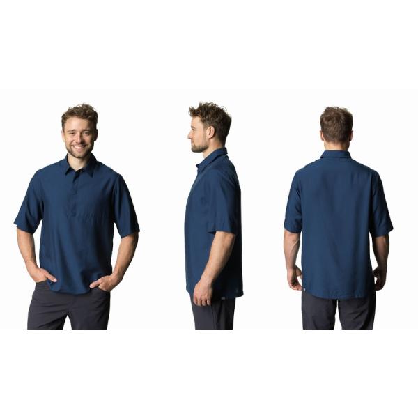 フーディニ HOUDINI Ms Tree Polo Shirt B21 Big Blue Light メンズ