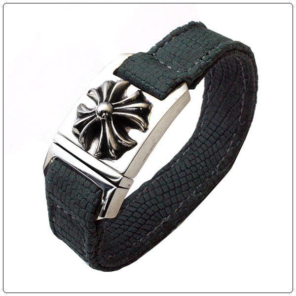 クロムハーツ Chrome Hearts ハーネス クラスプ ブレスレット グリーン